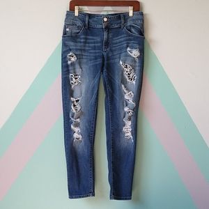 Kancan Los Angeles Distressed Skinny Jeans